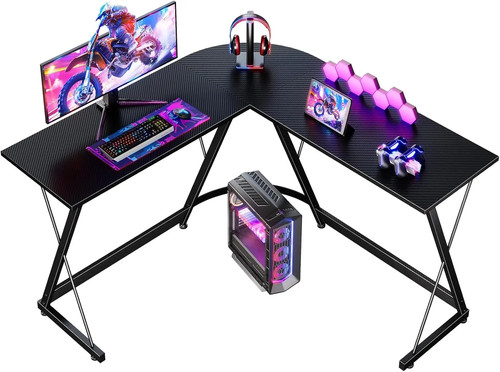 Shaped gaming desk 120 - gaming, desk,