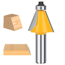 22.5 Degree Chamfer Edge Forming Router Bit 1/2" Shank Bevel Carbide Wood Cutter