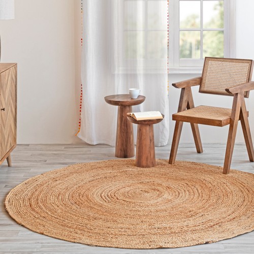 Homemonde natural jute round - natural,