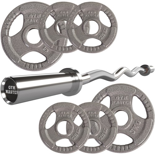 Gym master olympic curl bar - olympic,