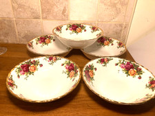 Set 5 x Royal Albert Old