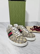 Gucci Ace Trainers Mens UK 9