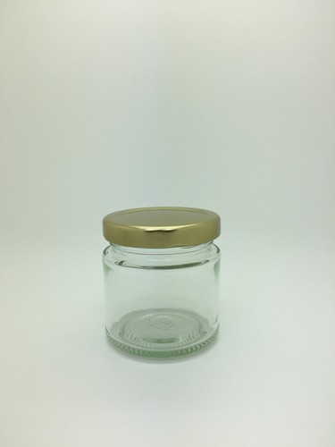125ml round glass - round, jars