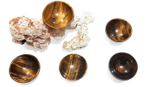 Tigers eye bowl crystal - eye,