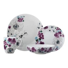 Maxwell & Williams Viola Coupe 16 Piece Dinner Set