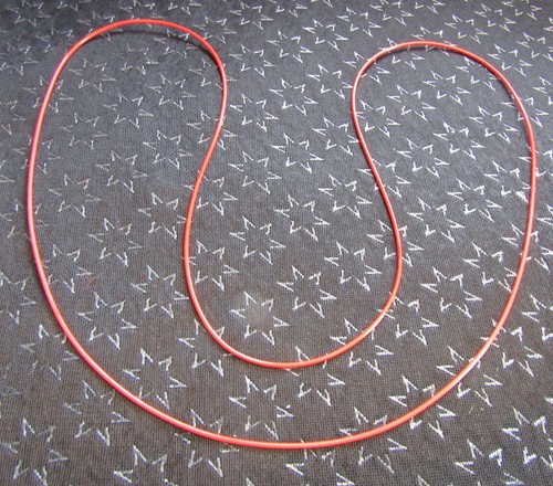 Brand new red silicon belt - 1,