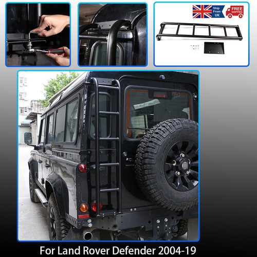 Rear door ladder roof step - door,