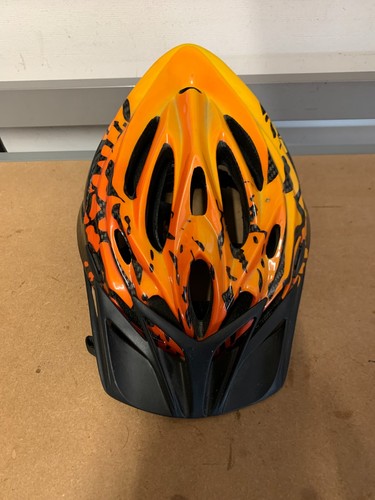 Cross cycling helmet orange - orange, &