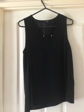 NEW Black V neck sleeveless