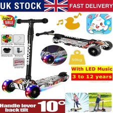 Kids Scooter TOY- 3 Wheeled Push Scooter Kids Kick On Ages 3 – 10 Years Folding