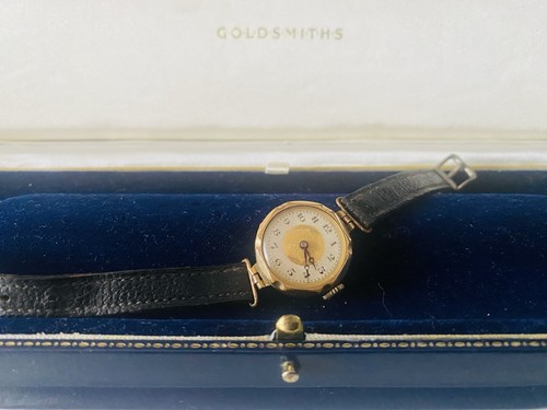Antique gold filled swiss ww1 - antique,