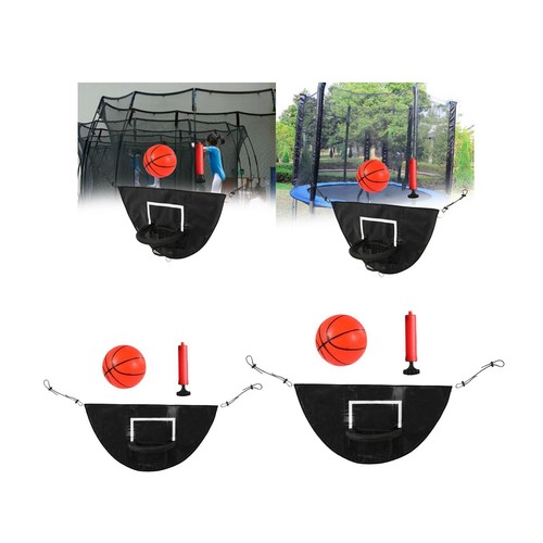 Trampoline basketball hoop - trampoline,