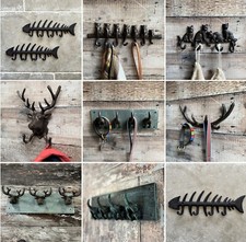 Cast Iron Hook Coat Key Hooks