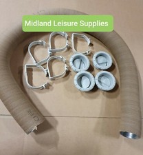 Truma combi 6 metre ducting kit inc ducting vents * clips 4e propex  65mm outlet