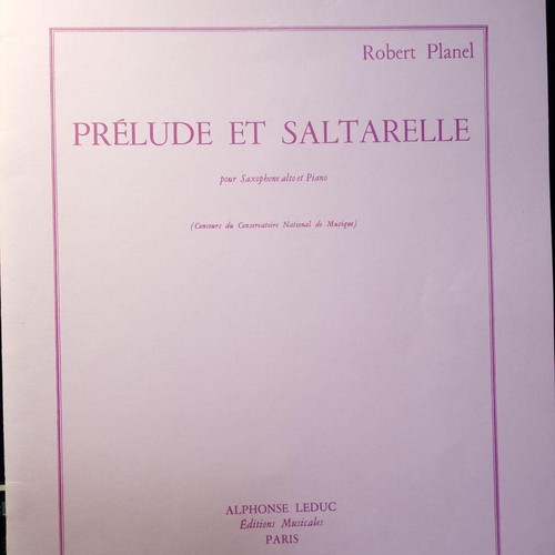Prelude and saltarelle sax - prelude,