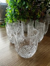 Cristal d’Arques Durand Fontenay 24% Lead Crystal Old Fashioned Glasses Set of 6