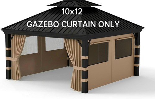 10x12 gazebo curtains outdoor - gazebo,