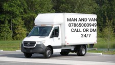 CHEAP LOCAL URGENT SHORT NOTICE MAN & LUTON TAIL LIFT VAN REMOVAL SOFA DELIVERY 