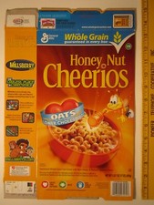 Empty Cereal Box 2007 HONEY