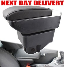 Armrest Box For Ford Fiesta Mk7 2009-2017 Central Console Storage Box Cup Holder