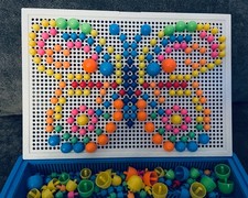 Mosaic Peg Board Jigsaw Kids