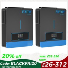 Hybrid Inverter 24V-4200W 48V-6200W 240V MPPT Solar Off Grid WiFi APP EDECOA PRO