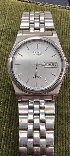 Vintage seiko sq100 quartz day - vintage,
