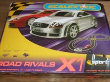 COMPLETE BOXED ROAD RIVALS SCALEXTRIC SET.