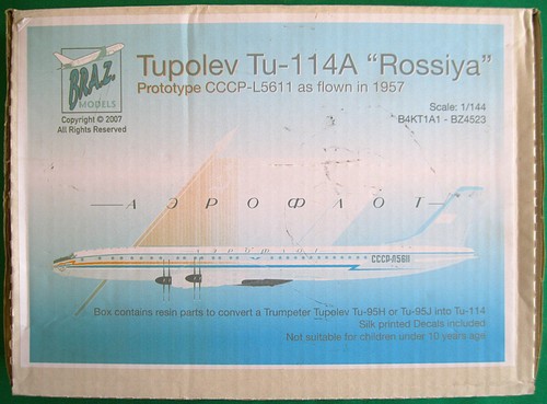 Braz model 144 tupolev - braz,
