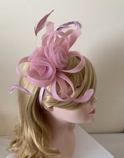 Pink Floral Fascinator