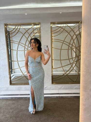 Light blue wedding - guest, dress