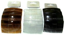 Pack of 4 Plain Hair Combs