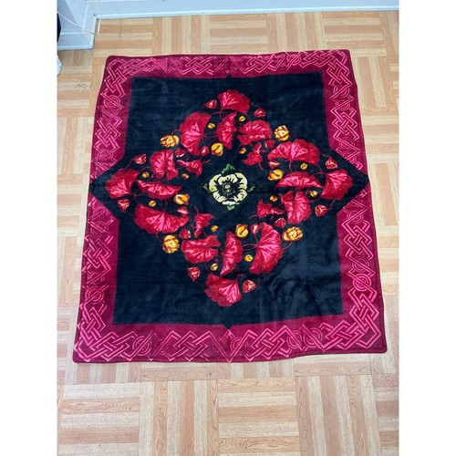 Vintage floral buggy - floral, blanket