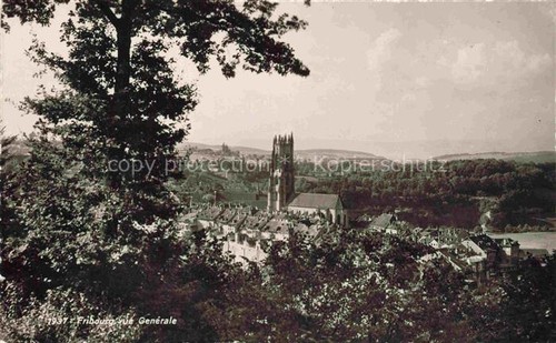 Fribourg vue generale poste - fribourg,