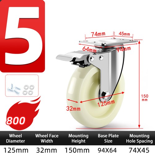 Stainless steel nylon wheels - nylon,