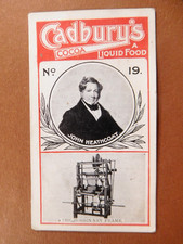 CADBURY'S COCOA Trade Cards