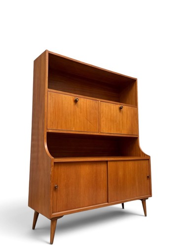 Mid century teak bookcase - mid,