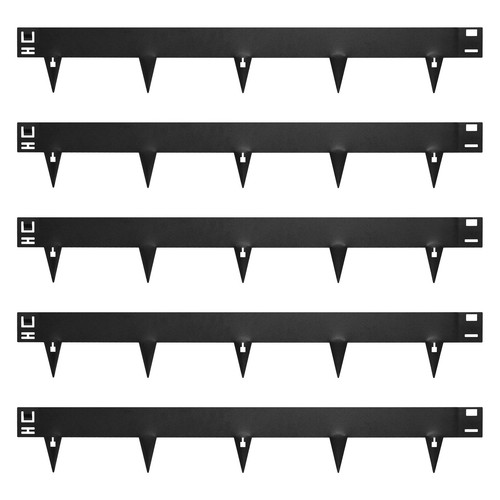 100pc steel lawn edging set - edging,