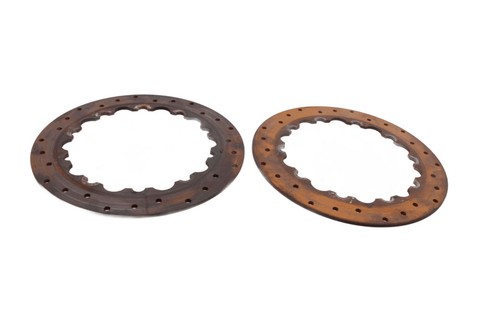 Front brake discs drilled - brake, discs,