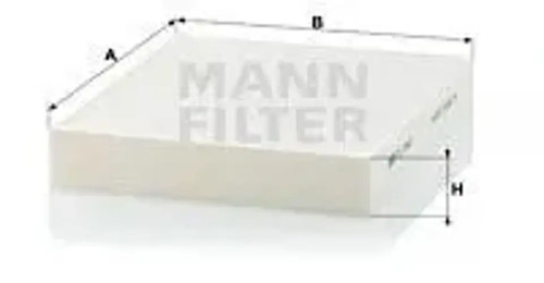 Cabin filter behind the glove