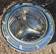 LARGE FIRE PIT WOOD BURNER UPCYCLED WASHING MACHINE DRUM BBQ CAMPING (NO STAND)