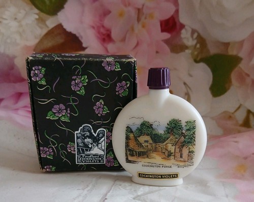 Vintage white glass violets - vintage,