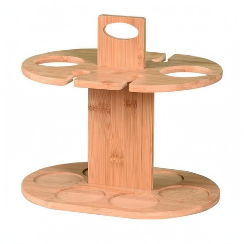 Bamboo wine rack inverted - bamboo,