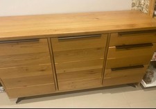 Solid Oak Side Board