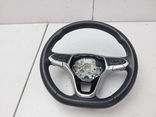 VOLKSWAGEN POLO MK6 MULTIFUNCTION LEATHER STEERING WHEEL 2021 654080400A