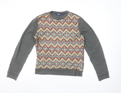 Topman men grey aztec - topman,