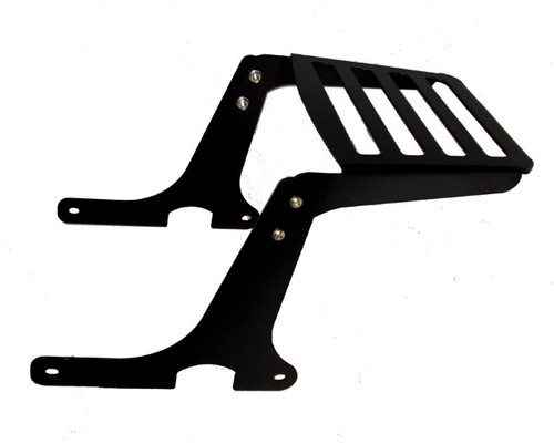 Black steel luggage rack - luggage, for