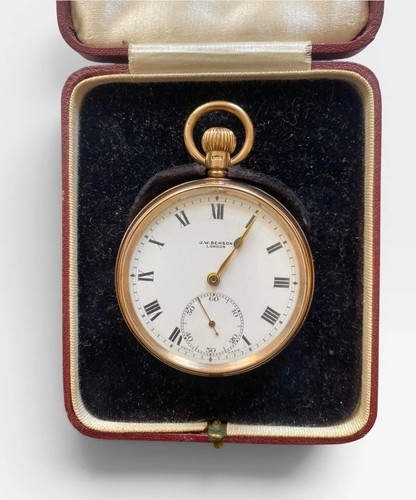 Benson london 9ct gold - j.w.,