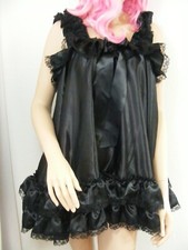 sissy ADULT baby dress satin