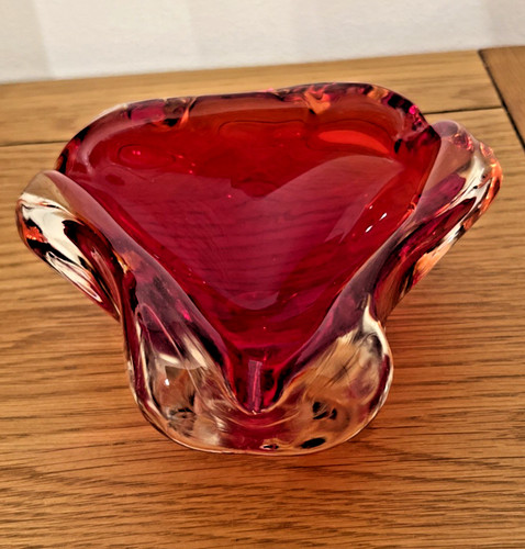 Vintage murano deep red - vintage,
